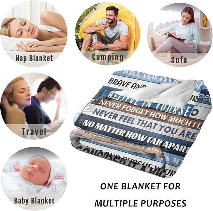 Anniversary & Birthday Gifts: Soft Throw Blanket for Sister (60x80)
