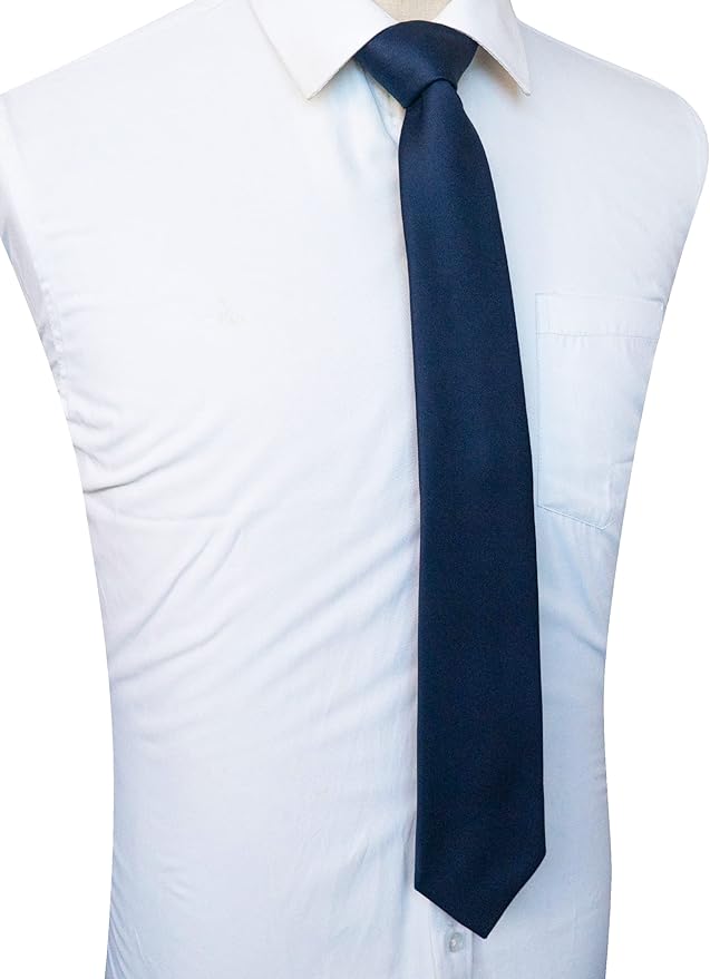 JEMYGINS Solid Color Tie Mens Necktie for Business and Wedding