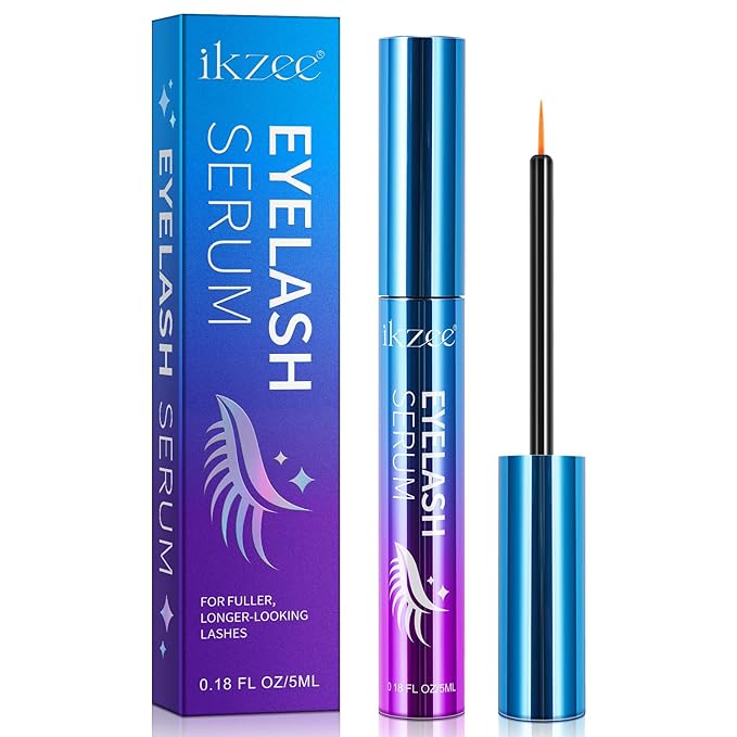 Premium Eyelash Growth Serum For Eyelash Growth Longer & Thicker, Lash Enhancing Serum With Premium All Natural Cold Pressed Castor Oil, 3 Month Supply, 5ml
