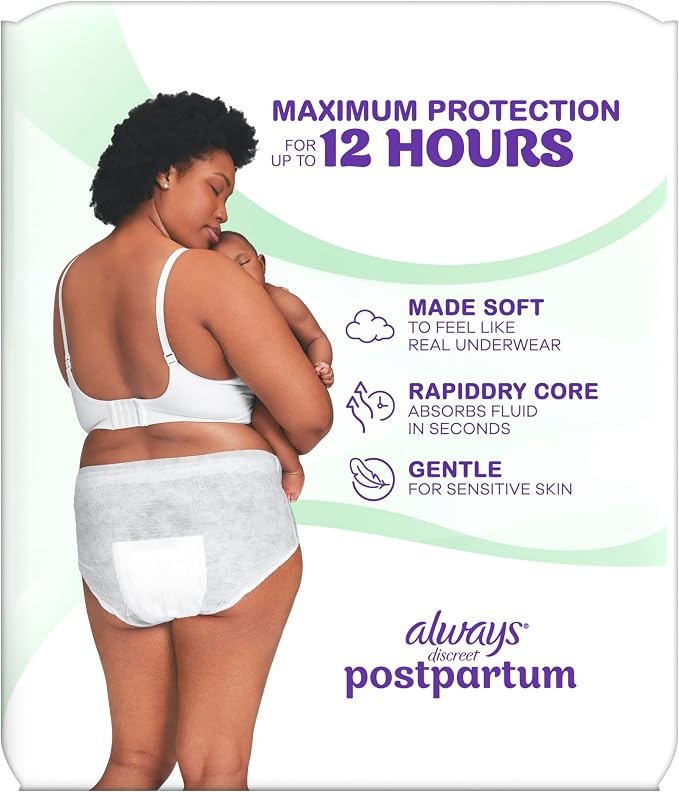 Always Discreet Post-partum UW XL, 14ct. (Pack of 3)