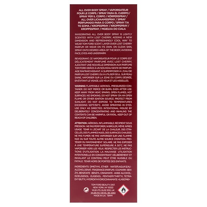 Lost Cherry by Tom Ford for Unisex - 4 oz Body Spray