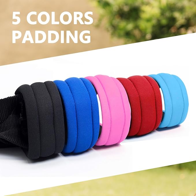 Dog Head Collar with Soft Fabric, Head Harness Stops Dog Pulling, Head Leash for Small Medium Large Dogs Walking (S,Orange)