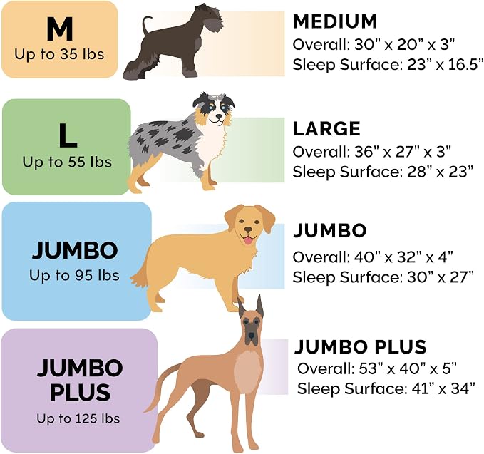 Furhaven Cooling Gel Dog Bed for Large/Medium Dogs w/ Removable Bolsters & Washable Cover, For Dogs Up to 55 lbs - Plush & Suede Sofa - Almondine, Large