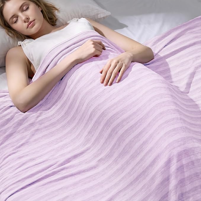 Cooling Blanket Queen Size- 90"x90" Summer Cooling Throw Blanket for Hot Sleepers Arc-Chill Q-Max >0.45 Cool Fiber, Keeps Cool for Night Sweats, Soft Lightweight Sofa Blankets for Kid Adults