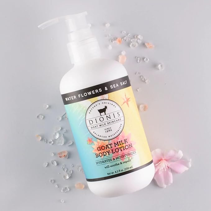 Dionis Goat Milk Body Lotion Water Flowers & Sea Salt 8.5 oz (Pack of 1)