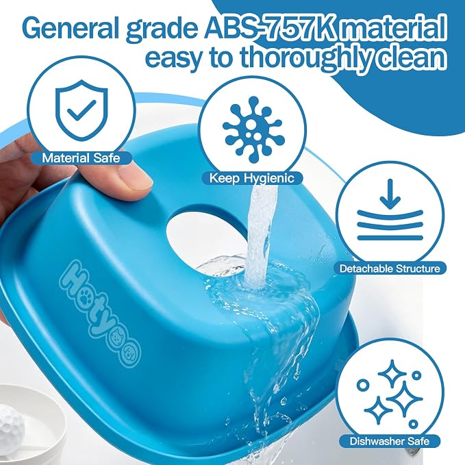 Dog Lick Bowl with Rolling Ball, Slow Feeder Lick and Roll Bowl for Dogs Liquid Treat,Dog Licking Bowl for Yogurt & Broth, 350ml Large Capacity Non-Slip Base,Daily Meal & Post,Patent Pending(Blue)