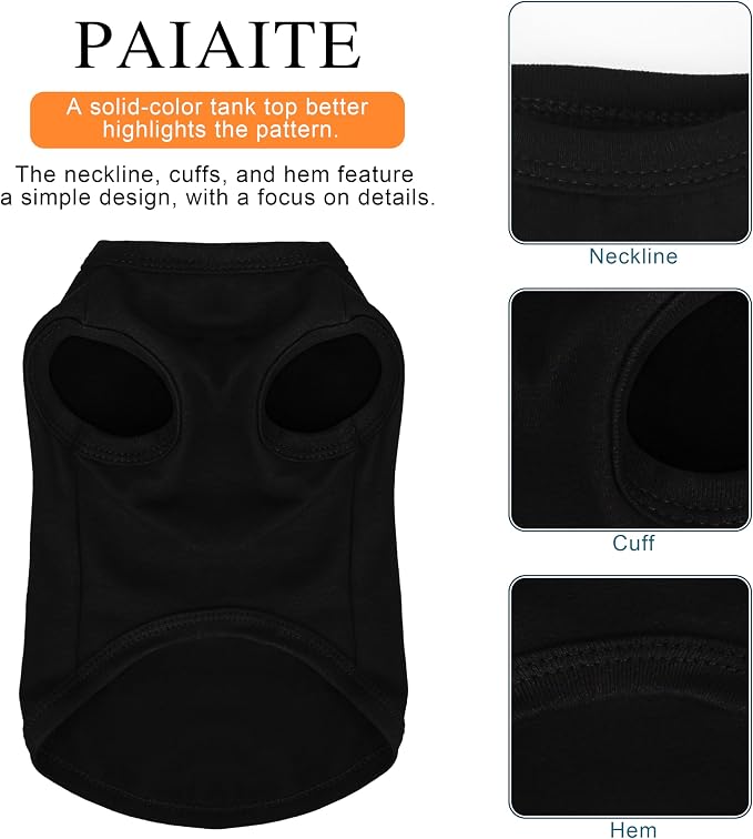 Discover Cozy Cotton Canine Wear: Breathable Soft, and Lightweight Dog Shirt Vest with Eye-Catching Graphics (in God We Trust), Keeping Your Furry Friend Warm! Black XXL