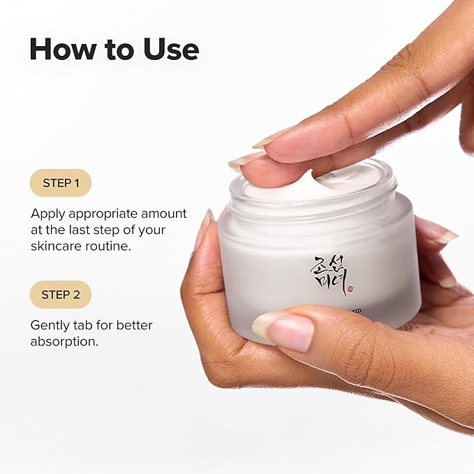 Beauty of Joseon Dynasty Cream Hydrating Face Moisturizer for Dry, Sensitive Skin, Korean Skincare for Men and Women 100ml, 3.38 fl.oz