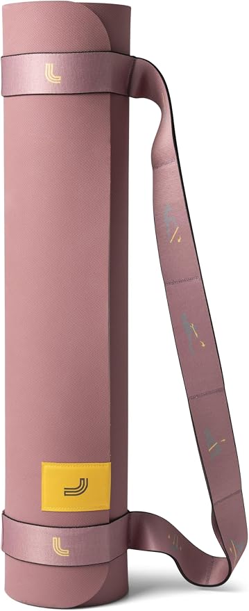 Lolë Pose Yoga Mat for Women with Strap Carrier – Non-Slip 5mm Thick