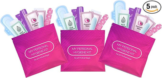 Portable Period Kit: Essential Period Pouch for Teen Girls in School, Travel, and Daily Use - Ideal for Parents, Schools, Churches, Businesses, and Homeless Outreach - Pink (Menstrual Kit, 3)