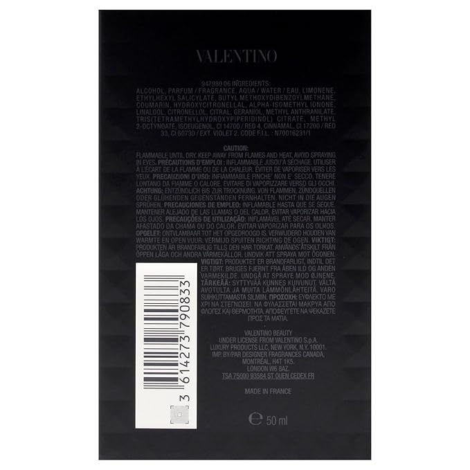 Valentino Uomo Born In Roma Intense for Men - 1.7 oz EDP Spray