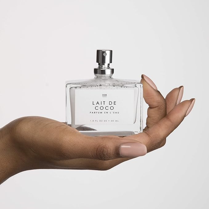 Le Monde Gourmand Lait de Coco Eau de Parfum Spray Perfume for Women, Creamy Coconut Scent with Bergamot & Vanilla Praline, Vegan & Cruelty Free, 1 fl oz (30 ml)
