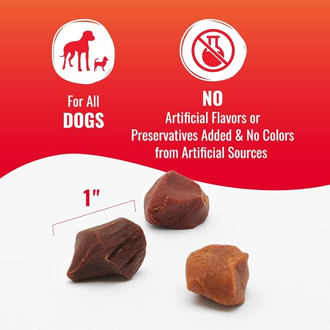 Good 'n' Tasty Kabob Bites Soft & Chewy Dog Treat with Real Protein, 18 oz | Premium Chicken, Duck and Chicken Liver, Bite-Size Treat for Quick Rewards, No Artificial Flavors or Colors, For Adult Dogs