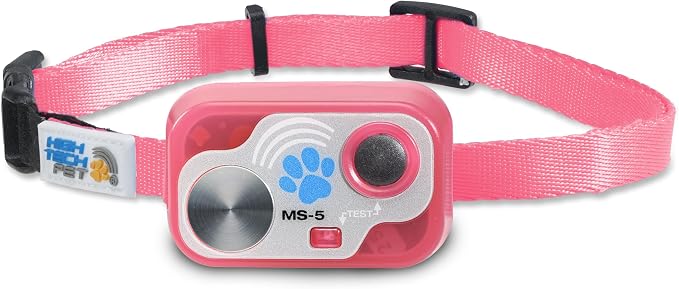 Genuine MS-5® Designer Cat Collar for Automatic Pet Doors. Tested & Certified by High Tech Pet. Proven Reliable. Complies with Power Pet Door Performance Warranty, Waterproof (Pink, CAT)