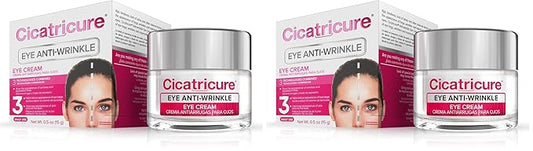 Cicatricure Blur & Filler Anti-Wrinkle Eye Treatment: Advanced Formula for Fine Lines, Under-Eye Bags & Skin Rejuvenation, Hydrating Eye Cream for Daily Use, 0.5 Ounce (Pack of 2)