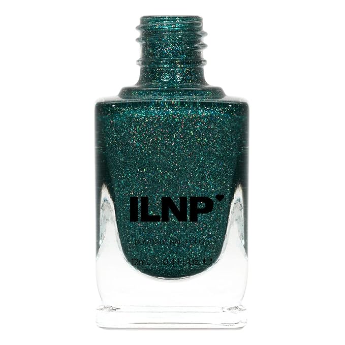 ILNP Park Ave - Deep Jade Green Ultra Holo Nail Polish