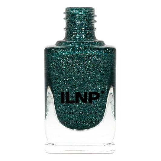 ILNP Park Ave - Deep Jade Green Ultra Holo Nail Polish
