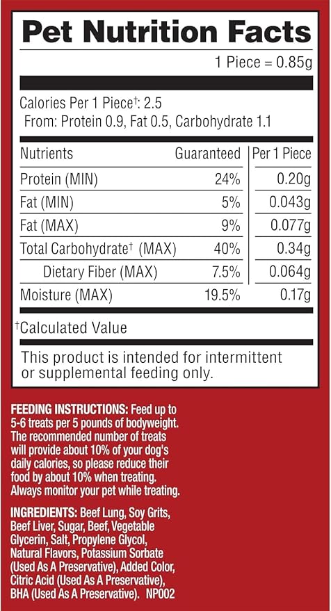 Pup-Peroni Dog Training Treats Made With Real Beef, 8 Bags (5.6 Oz. Each) | Slow cooked 2.5+ hours for a tender texture & rich, meaty taste. 24% protein. No fillers. No Red 40.