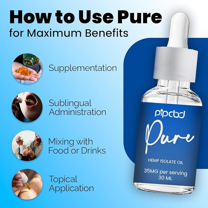 Pure Hemp Isolate O il – Organic Hemp Oil with Coconut Oil for Daily Wellness Support – Vegan, Gluten-Free, Lab-Tested Formula