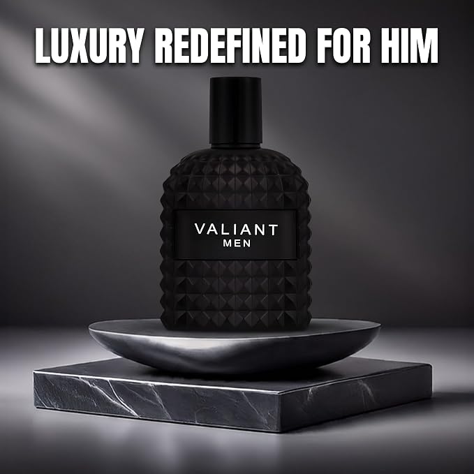 A CENTER 3Pack Men Cologne Valentine Milano,Valiant,Valuable Eau De Parfume Spray with Woody Floral & Fruity Scent Perfume Gift Set Day to Night Luxury Fragrances