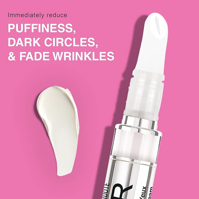 SAMPAR Illuminating Eye Cream - Anti-Aging, Hydrating & Brightening Treatment with Hyaluronic Acid, Vitamin C, and Essential Oils - Reduces Dark Circles, Fine Lines & Puffiness - All Skin Types