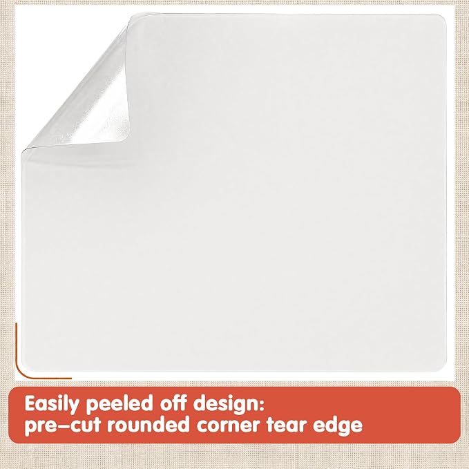 Secopad 18 PCS Cat Scratch Furniture Protector, Couch Protector, 17IN | Transparent, Single-Sided, Self Adhesive, Large Size, Easy to Use and Remove, Anti Pet Deterrent, Sofa Cover from Cat Claws