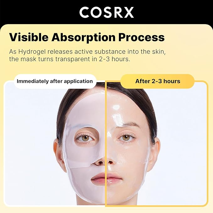 COSRX Snail Mucin Hydrogel Mask + Peptide Collagen Hydrogel Eye Patch