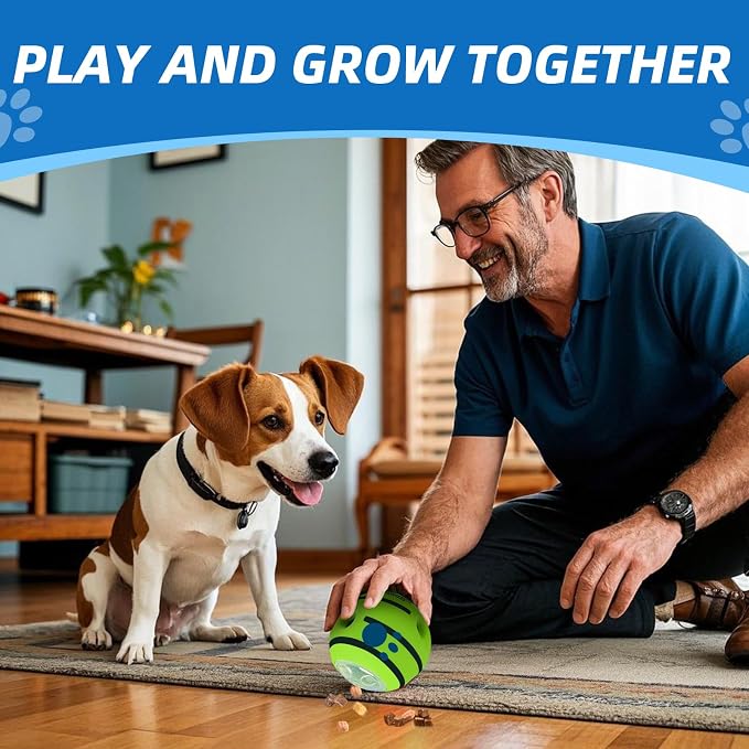 Interactive Puzzle Dog Treat Ball, S, 3.14 in (8 cm) | Treat Dispensing, Enrichment Toy