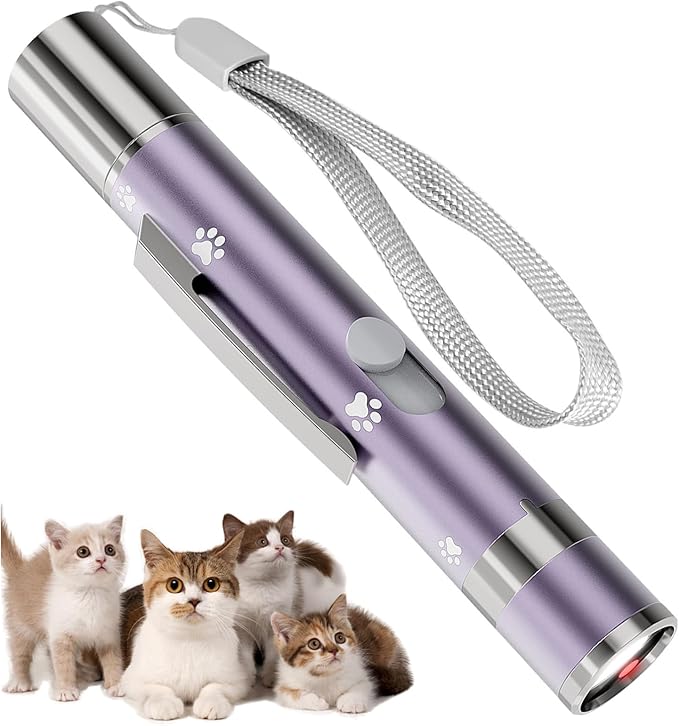 Cat Toys, Rechargeable, Interactive USB Chase Toy for Cats & Kittens