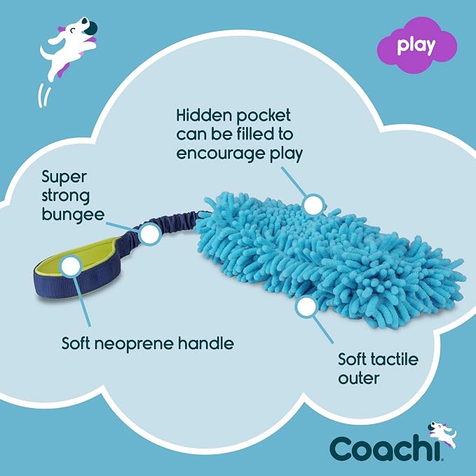 Coachi Tuggi Hide - Interactive Dog Toy for Tug of War & Play