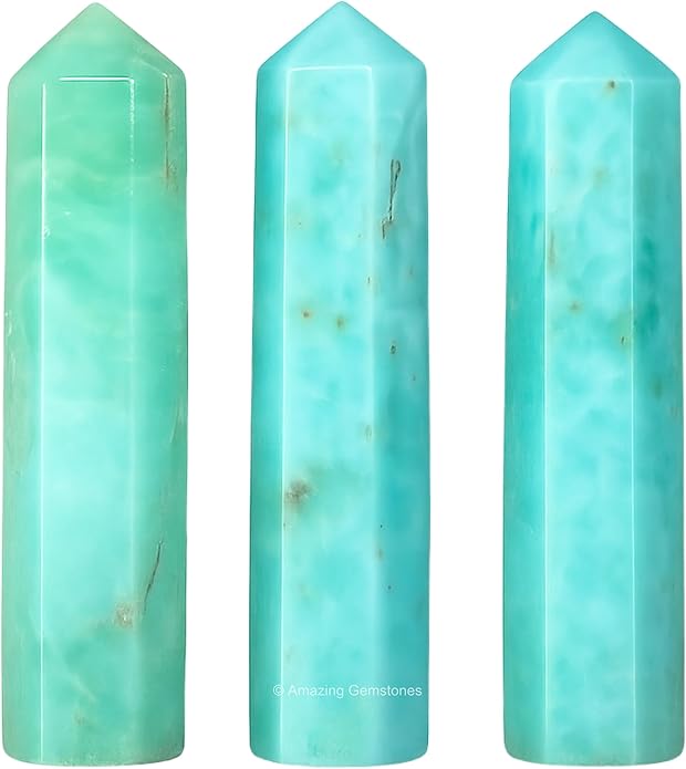 Amazing Gemstone Crystal Points Bulk Healing Crystals & Stones - Premium Single Terminated Healing Wand Point Bulk Crystals for Crafts, Crystal Grid, DIY Work