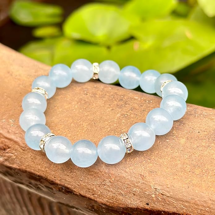 Healing Bracelet For Women Anxiety Crystal Bracelet Chakra Beaded Bracelets Rose Quartz Crystals And Healing Stones Yoga Bead Bracelet Calming Stretch Bracelet Stress Relief Gifts For Women