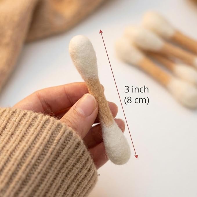 Glaciart One MINI Swabs Cat Toys with Catnip - 6 Pk | Durable for Chew, Cute Cat Toys Interactive Kitty for Boredom, Exercise, & Play | Filled w/Organic Catnip for Anxiety & as Digestive Aid