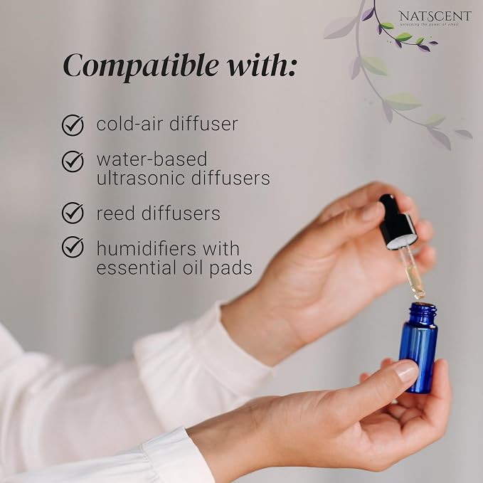 the Hotel Fragrance Oil Set, Fragrance Oils for Diffusers for Home, Hotel Collection Diffuser Oil Set with Santal, White Tea, Fresh Blue, Lavender, Miami Vibe, 5 x 0.33oz