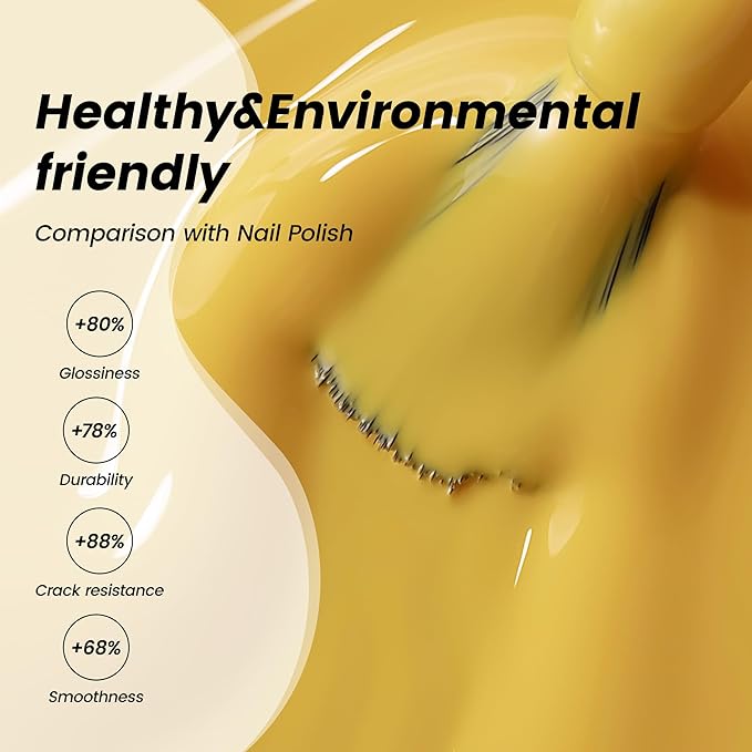 YTD Likomey Nail Gel Color Gel,15ml Yellow Soak Off UV Nails Gel,Spring Summer Salon Home DIY Nail Art Manicure and Pedicure Mustard Yellow Gel Varnish,CS438
