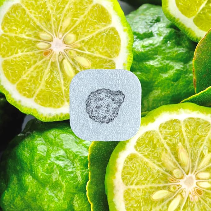 Bergamot Essential Oil Scented Stickers for Aromatherapy, 100% Natural Pure Essential Oil Scented Patch, Personal Aroma Relaxing, 12 Stickers