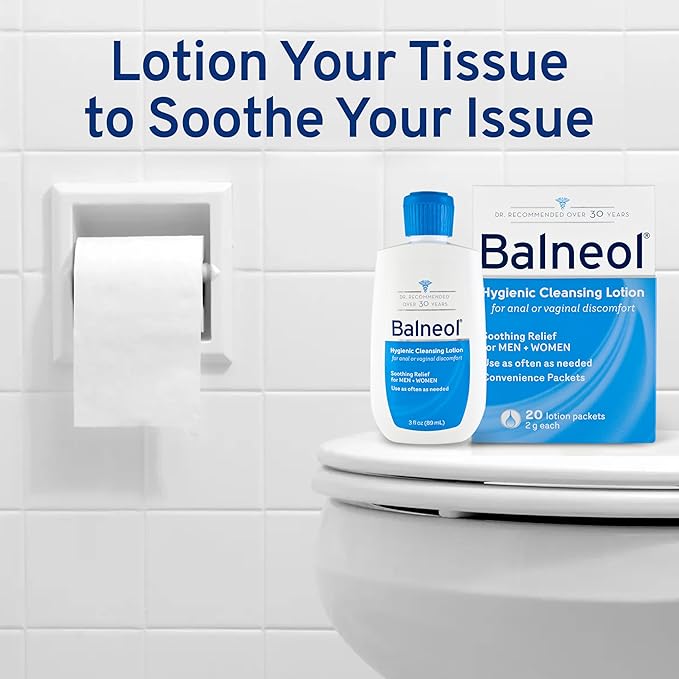Balneol Hygienic Cleansing Lotion,3oz Bottle,(Pack of 4)