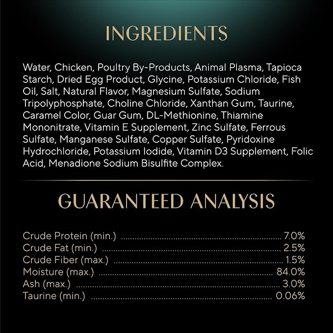 Sheba Perfect Portions Cuts Wet Cat Food, Roasted Chicken, 2.6 oz, 24 ct | Grain-free, Roasted Chicken, 48 servings, no fillers or artificial flavors, essential vitamins & minerals, twin-pack trays