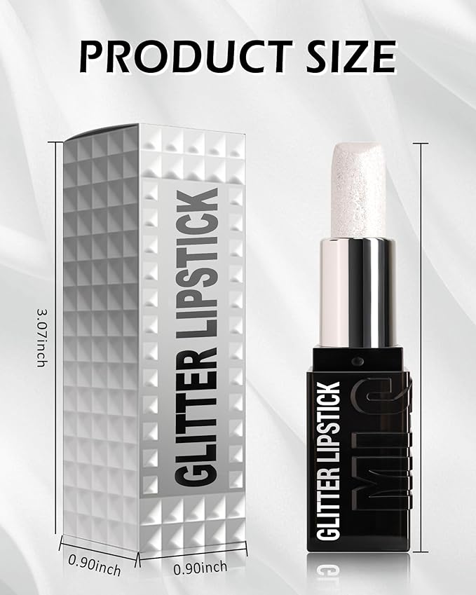 Diamond Glitter Matte Lipstick,Long Lasting Waterproof Pink Metallic Sparkling High Pigment Non-Stick Lip Stain Tint Lip Gloss,Full-coverage Lipgloss,Christmas Lip Makeup Gift for Women Girl-02