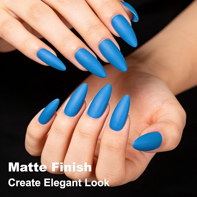 YTD Likomey Iris Blue Gel Nail Polish,15ml Salon Home DIY Manicure and Pedicure Fall Winter UV Color Varnish,CS458