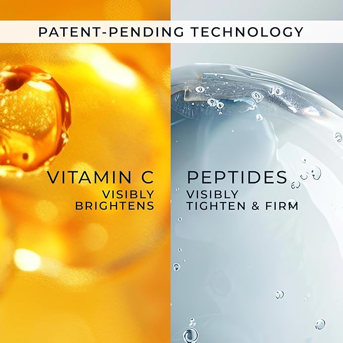 RoC Multi Correxion Revive + Glow 10% Active Vitamin C Serum for Face, Daily Anti-Aging Wrinkle and Skin Tone Skin Care Treatment, Brightening Serum , 1 Fluid Ounce