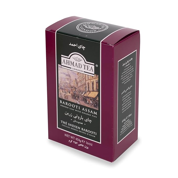 Ahmad Tea Barooti Assam Tea Loose Leaf, 16 Ounce