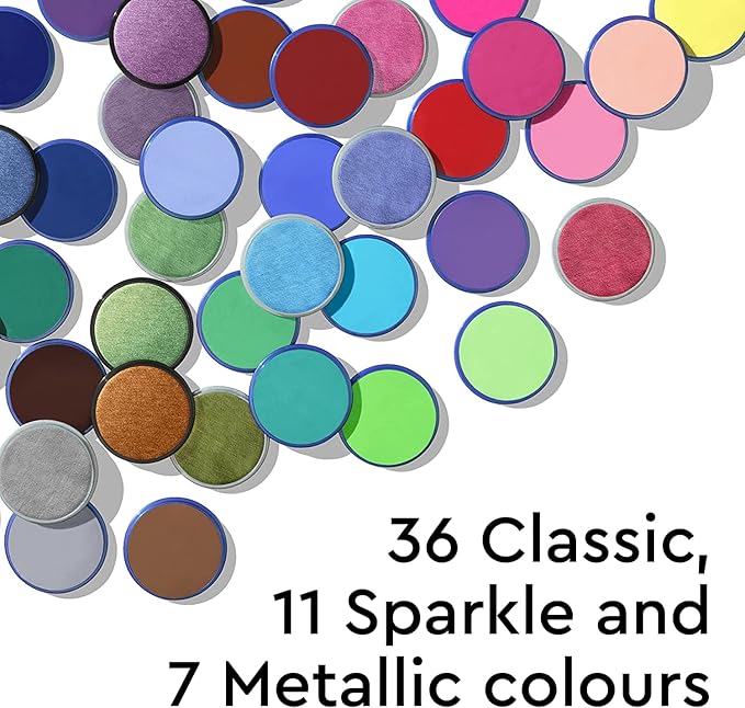 Snazaroo Classic Face and Body Paint, 18.8g (0.66-oz) Pot, Barely Beige