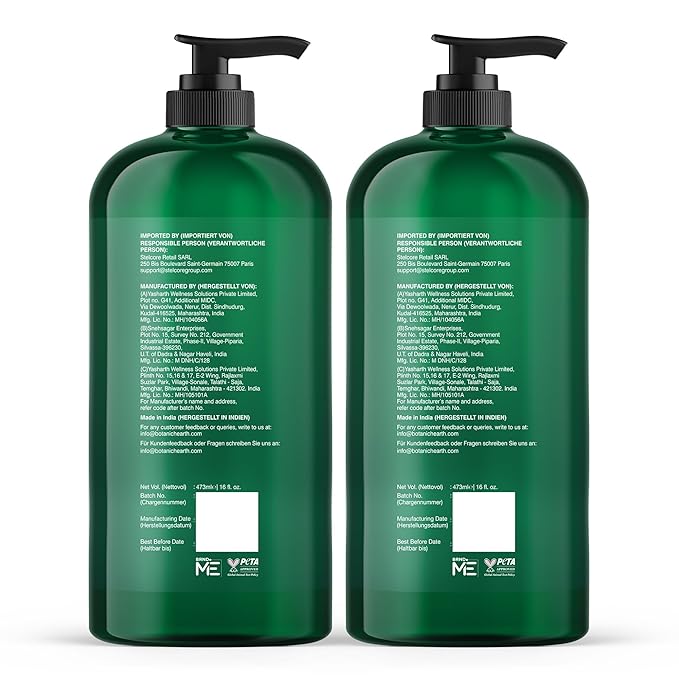 Botanic Hearth Tea Tree Body Wash (Pack of 2) for Men and Women - Moisturizing Body Wash Helps Soothe the Skin - Refreshing and Hydrating Cleanser, Sulfate Free, Paraben Free - 16.9 Fl Oz each