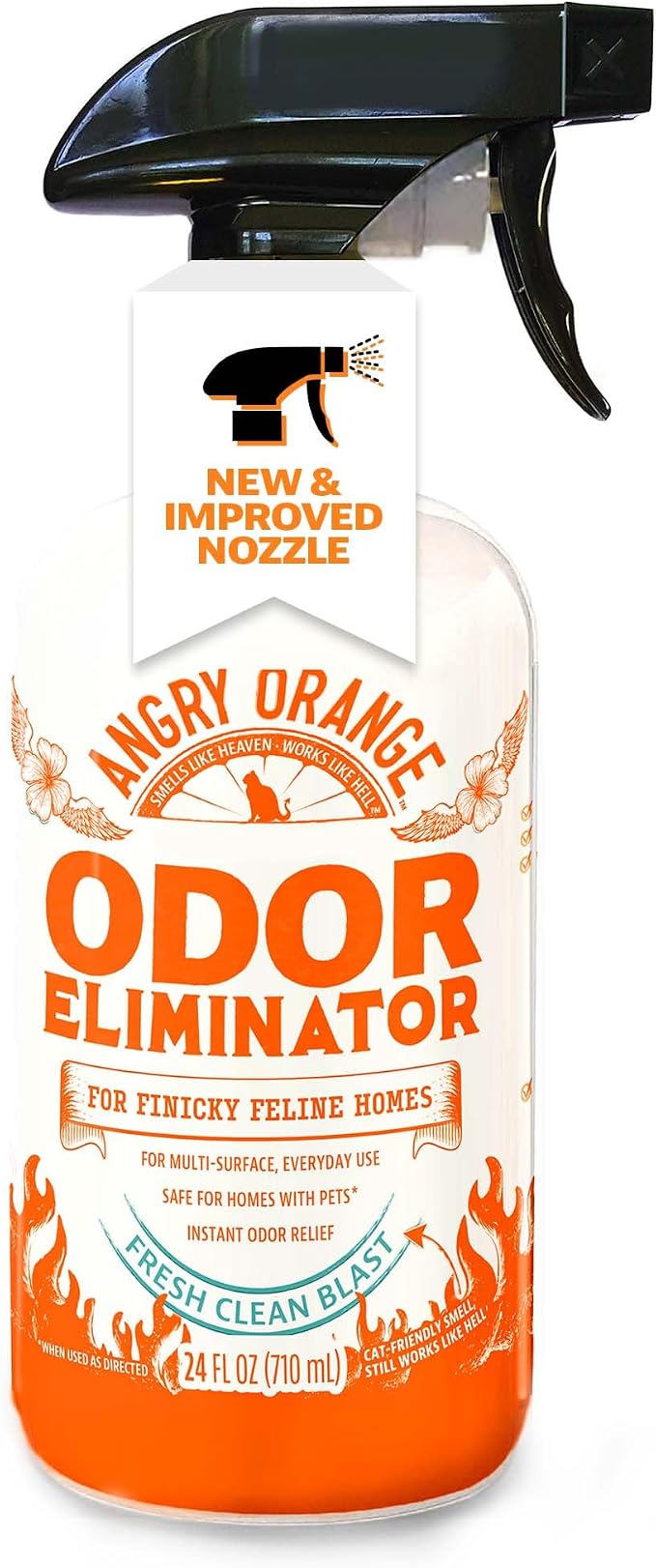 Fresh Scent Pet Odor Eliminator Spray by Angry Orange