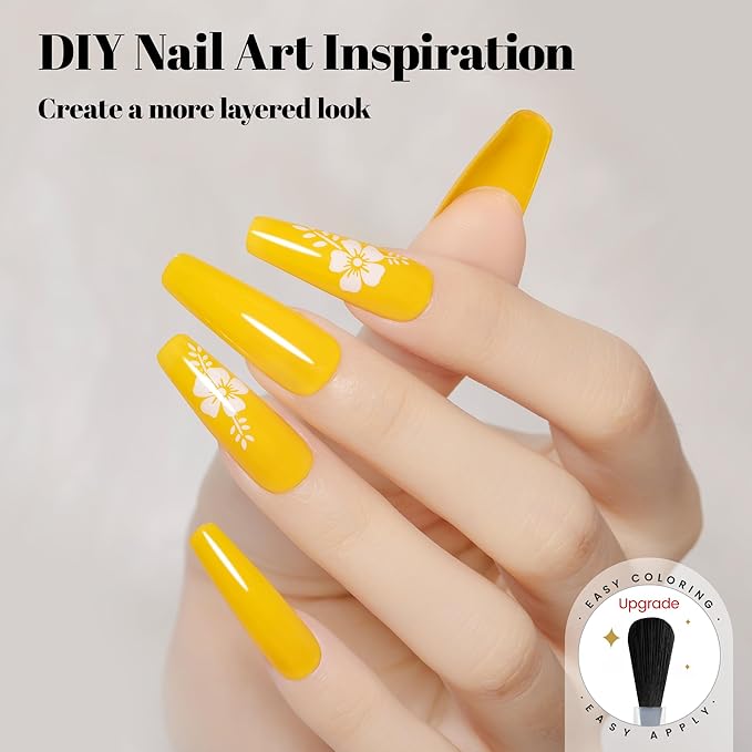 YTD Likomey Apricot Leaf Yellow Gel Nail Polish,15ml Salon Home DIY Manicure and Pedicure Fall Winter UV Color Varnish,HEMA Free TPO Free,CS465
