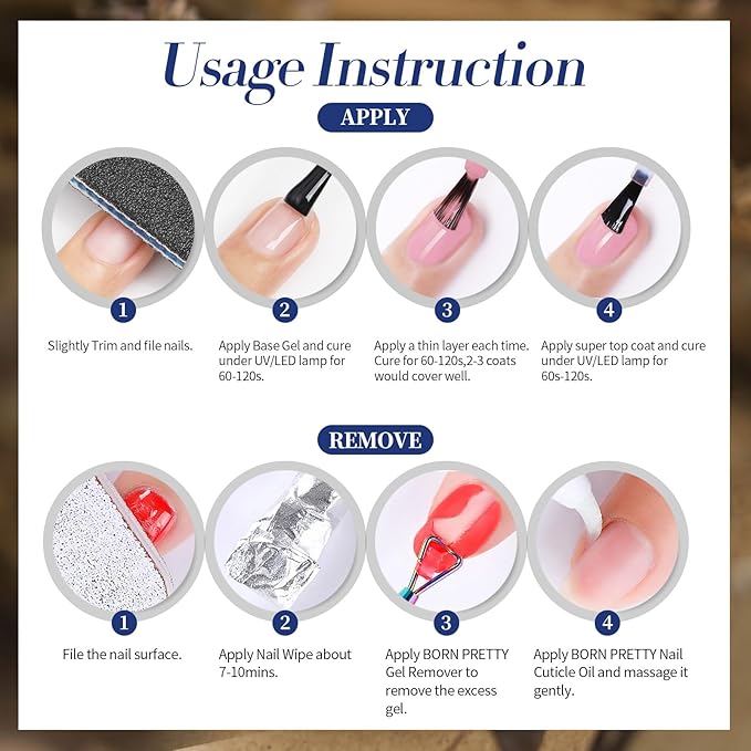Born Pretty Dark Blue Cat Magnet Gel, Navy Blue with Gold Shimmer, U V LED Soak Off,15ml/0.5 Fl.Oz
