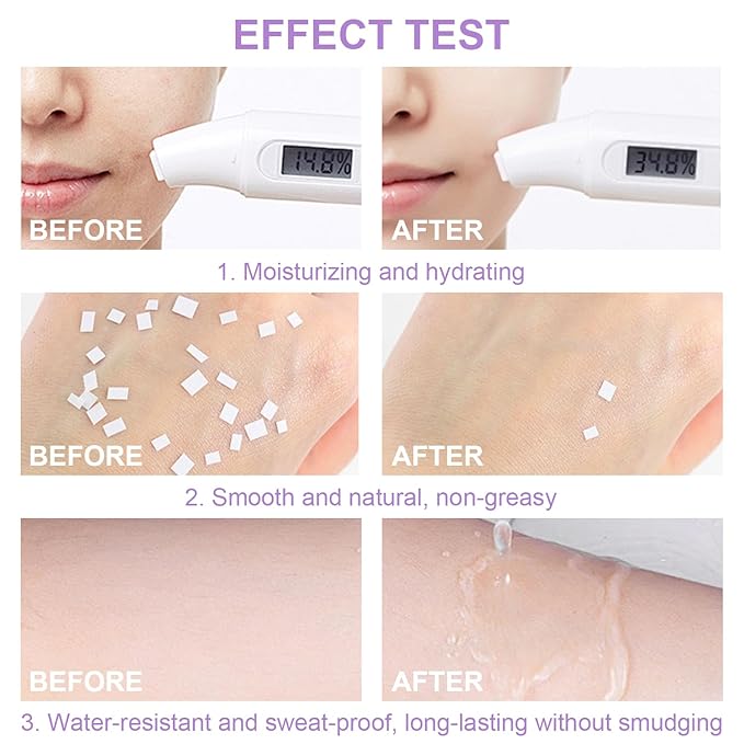 3-in-1 Primer with SPF 50, One Step Color Corrector & Tinted Moisturizer Sunscreen Makeup Base Isolation Cream that Blurs Imperfections, Controls Oil & Moisturizes For All Skin Tones