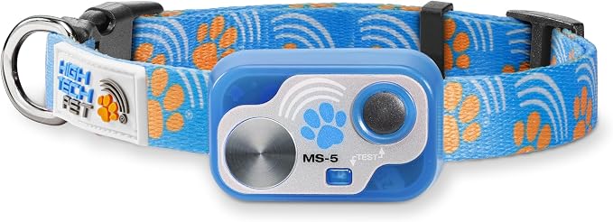 Genuine MS-5® Designer Series Automatic Pet Door Collar Tested & Certified by High Tech Pet for Dogs and Cats - Complies with Power Pet Door Performance Warranty, Waterproof (PAW, Dog)