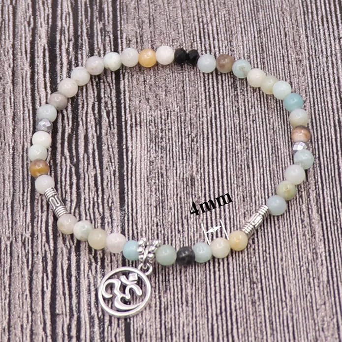 UEUC Tree of Life Yoga Healing Stone Bracelets,Multilayer Lotus Chakra Stone Reiki Bracelet Sets,Anxiety Crystal Natural Stone,for Women Stress Relief